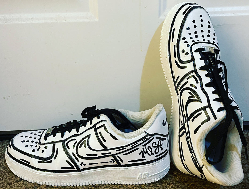 A SHOES - Men’s 10 - AIR FORCE ONE’S