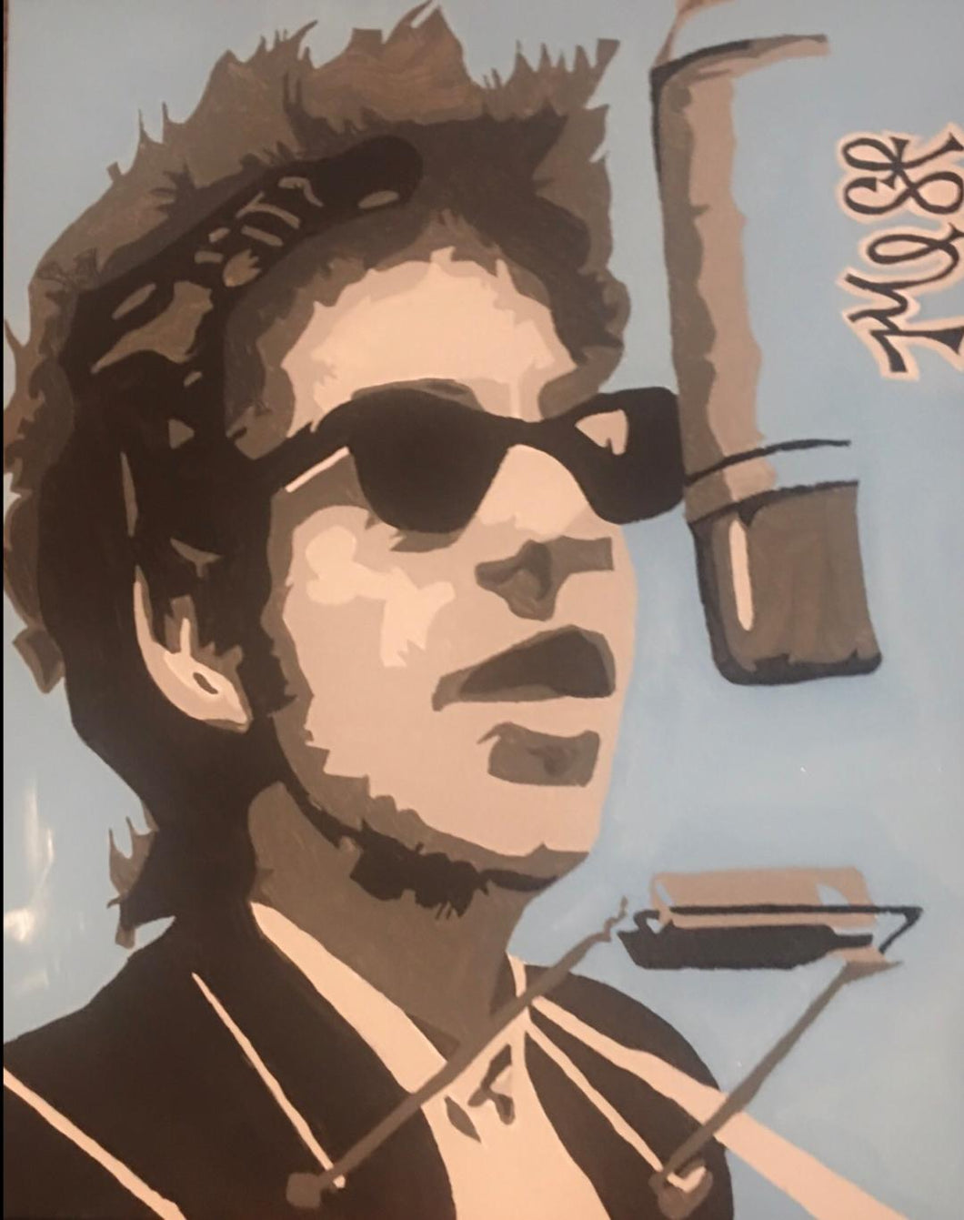 Bob Dylan (Professional Canvas PRINT)